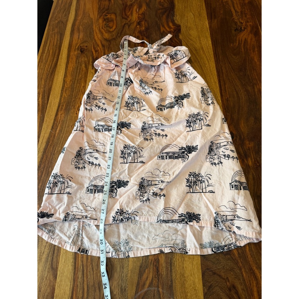 Patagonia Pataloha Kaka'ako Pink Tropical Organic Cotton Dress Girls 10 M - Picture 4 of 9